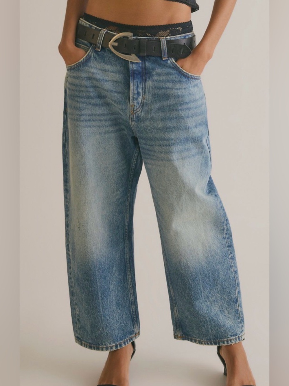 Free People Deep Trance Boyfriend Jeans